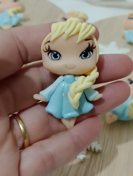 Aplique Frozen de Biscuit para Lembrancinhas