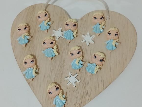 Aplique Frozen de Biscuit para Lembrancinhas