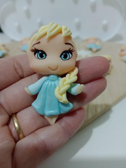 Aplique Frozen de Biscuit para Lembrancinhas