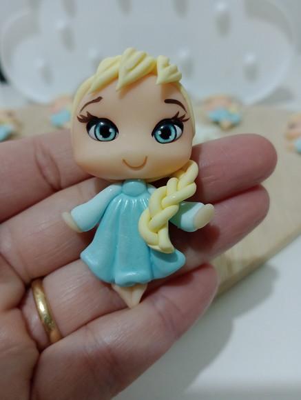Aplique Frozen de Biscuit para Lembrancinhas