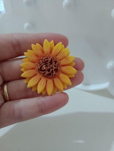Aplique Girassol para Lembrancinhas Dez Peças