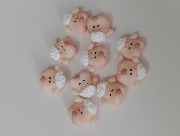 Aplique Ovelha de Biscuit para Lembrancinhas com Dez