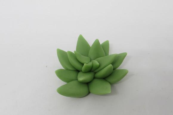 Aplique Suculenta de Biscuit para Lembrancinhas