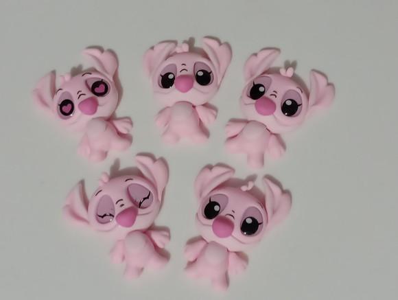 Aplique Stitch e Angel para Lembrancinhas