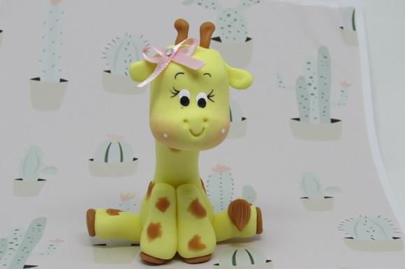 Bichinho Safari Decorativo Menina Sete Peças