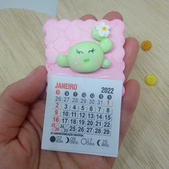 Calendário 2026 Cacto de Biscuit