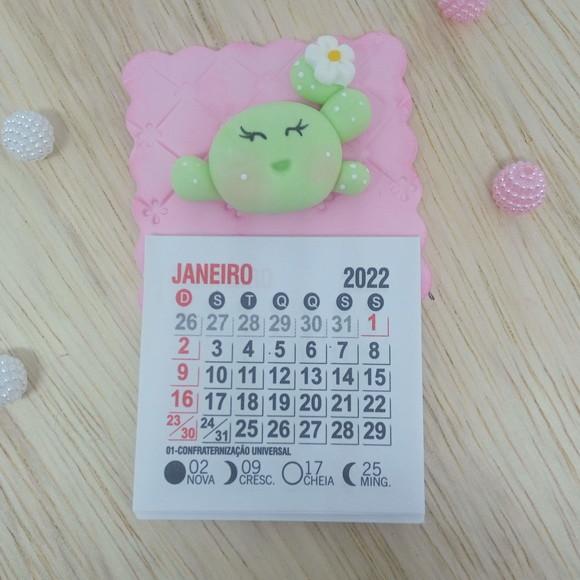 Calendário 2026 Cacto de Biscuit