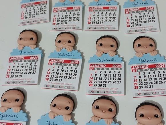 Calendário 2026 Carinha de Menino de Biscuit