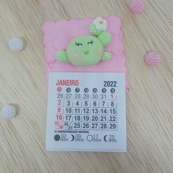 Calendário 2026 Cacto de Biscuit