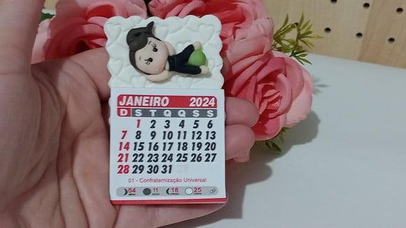 Calendário 2026 com Tema Pilates de Biscuit