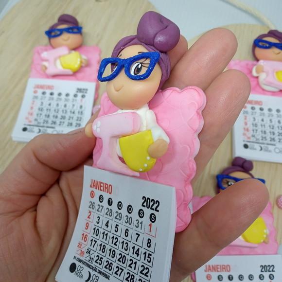 Calendário 2026 Confeiteira de Biscuit
