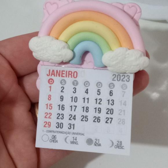 Calendário 2026 de Biscuit Arco-íris