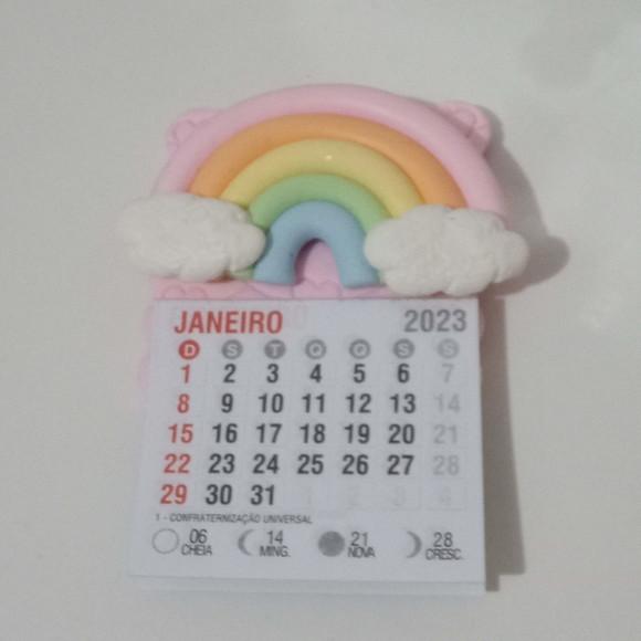 Calendário 2026 de Biscuit Arco-íris