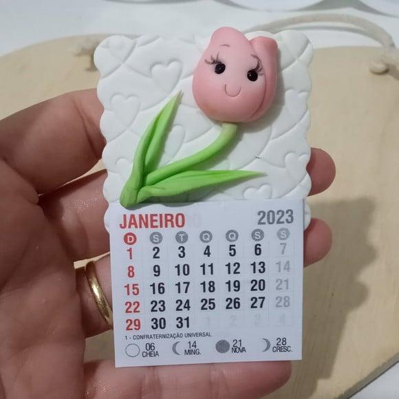 Calendário 2026 de Biscuit Tulipa