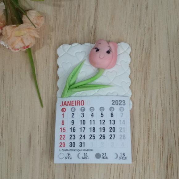 Calendário 2026 de Biscuit Tulipa