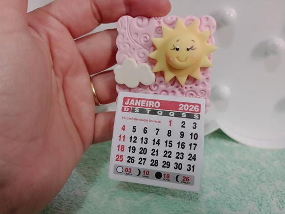 Calendário 2026 Solzinho de Biscuit