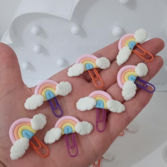Clips Arco-íris Pacote com Dez