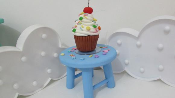 Cupcake Vela de Biscuit