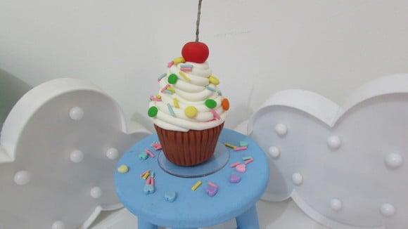 Cupcake Vela de Biscuit