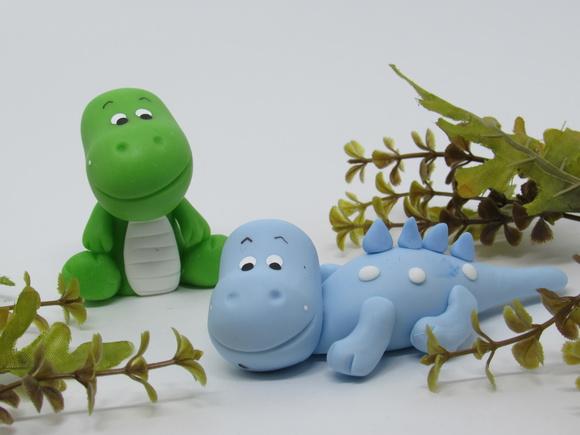 Dinossauro de Biscuit para Lembrancinhas
