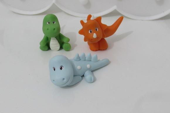 Dinossauro de Biscuit para Lembrancinhas