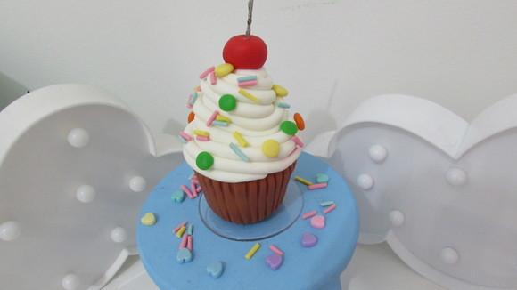 Cupcake Vela de Biscuit