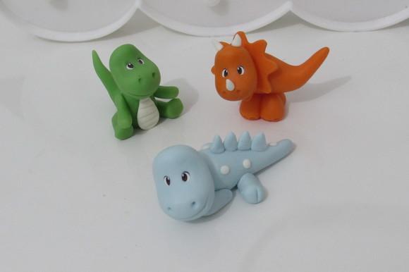 Dinossauro de Biscuit para Lembrancinhas