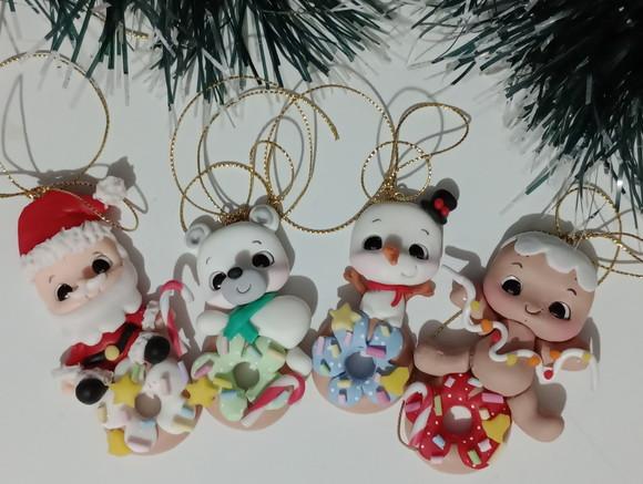 Enfeite de Árvore de Natal de Biscuit