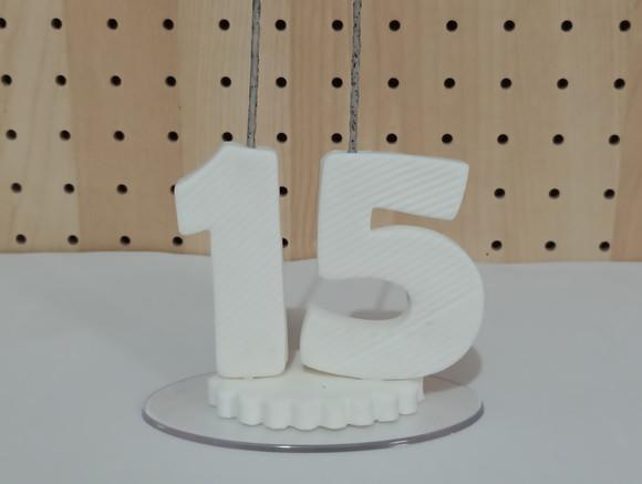 Kit 20 Velas de Biscuit para Buffet com Uso Contínuo