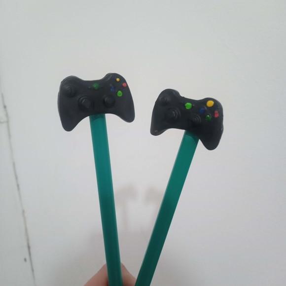 Lápis com Ponteira Tema Vídeo Game de Biscuit