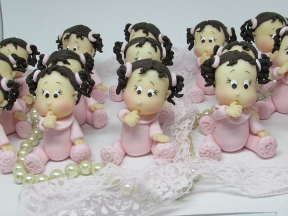 Lembrancinha Bebê Menina de Biscuit