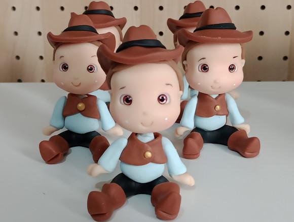 Lembrancinha Boiadeira e Cowboy Festa Country Biscuit