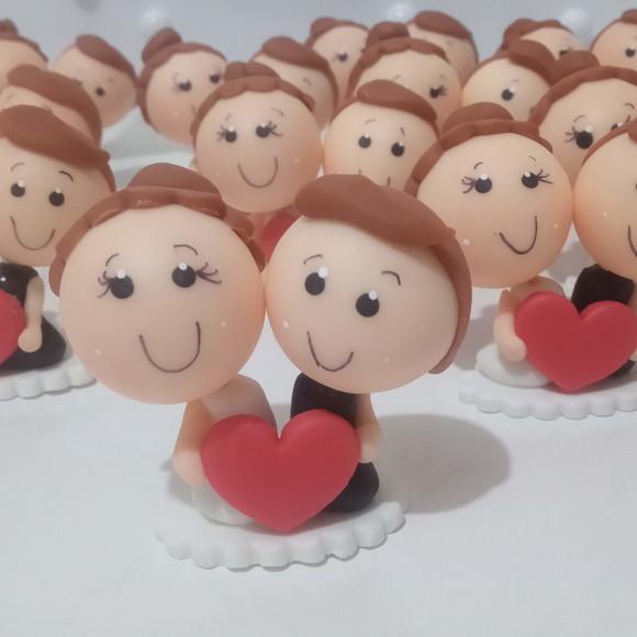 Lembrancinha de Casamento Clássica de Biscuit