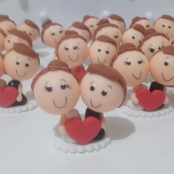 Lembrancinha de Casamento Clássica de Biscuit