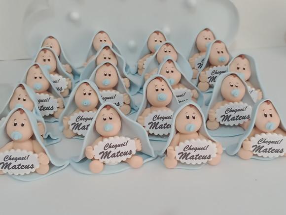 Lembrancinha de Maternidade Bebê com Plaquinha
