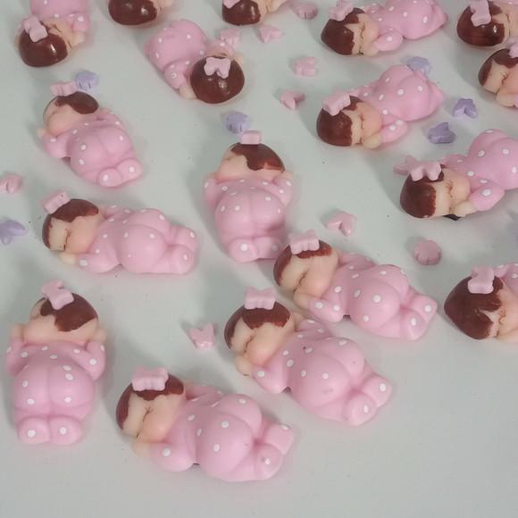 Lembrancinha de Maternidade Menina Biscuit