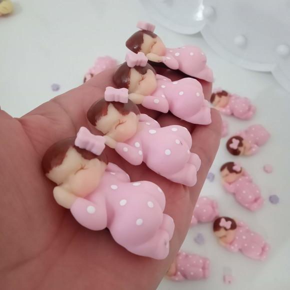 Lembrancinha de Maternidade Menina Biscuit