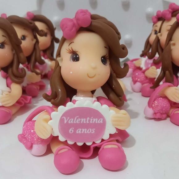 Lembrancinha Menina com Bolsa de Biscuit