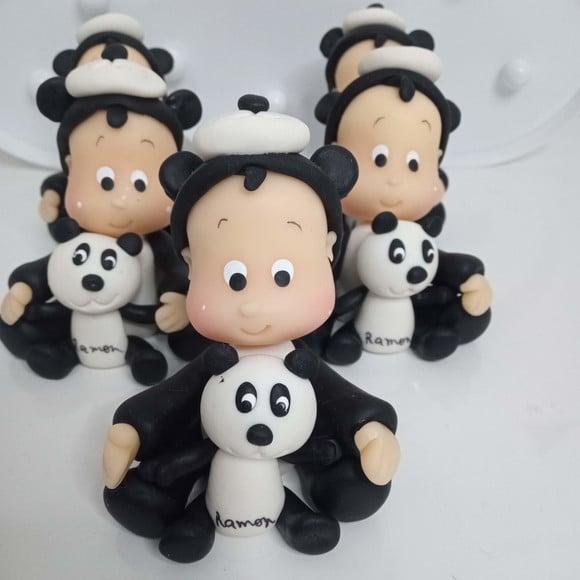 Lembrancinha Menino Panda com Nome