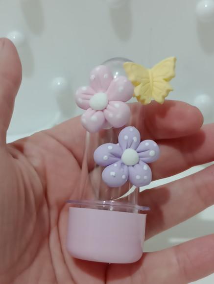 Lembrancinha Mini Tubete Jardim de Biscuit com Dez