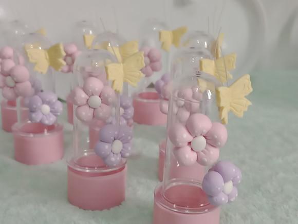 Lembrancinha Mini Tubete Jardim de Biscuit com Dez