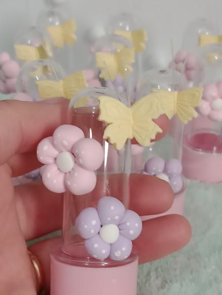 Lembrancinha Mini Tubete Jardim de Biscuit com Dez