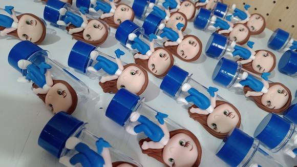 Lembrancinha Tubete Boneca Festa Adulto com Dez