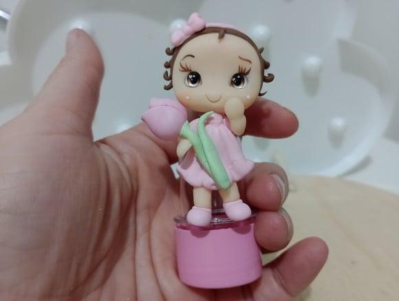 Lembrancnha Jardim Boneca no Tubete com Dez