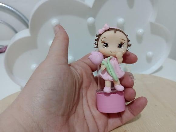 Lembrancnha Jardim Boneca no Tubete com Dez