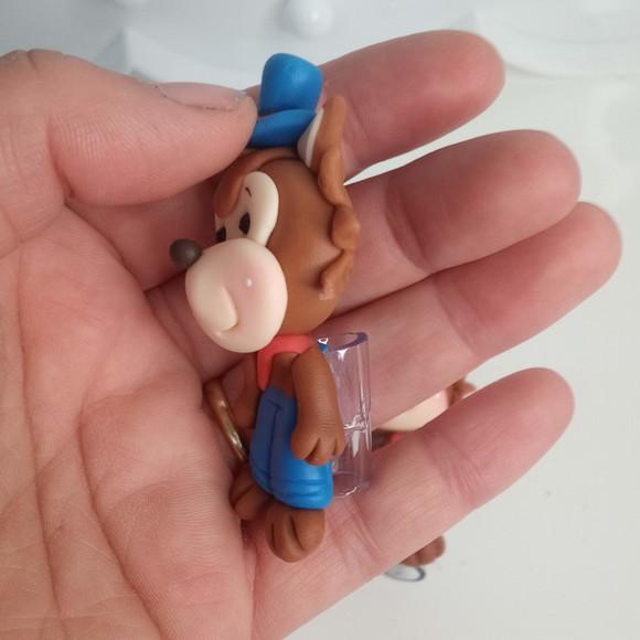 Lobo Mau Ponteira de Lápis para Lembrancinhas de Biscuit