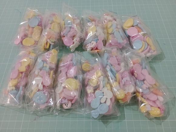 Mini Aplique Pascoa Kit com Trinta Peças