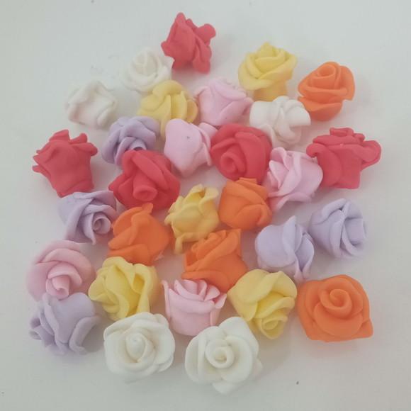 Mini Aplique Rosa de Biscuit