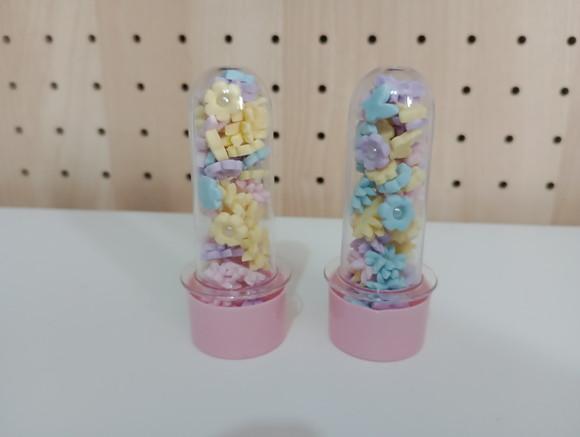 Mini Aplique Sortido Jardim das Borboletas Dois Mini Tubetes