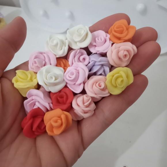 Mini Aplique Rosa de Biscuit